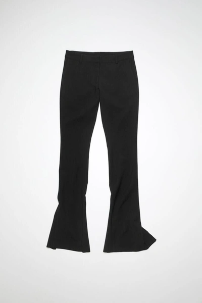 Acne Studios Narrow Tailored Trousers In Black