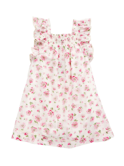 Polo Ralph Lauren Kids' Little Girl's Floral Cotton Dress In Davan Floral