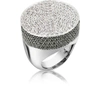 GUCCI DESIGNER RINGS CUBIC ZIRCONIA AND ZIRCON COCKTAIL RING