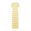 BELLA FREUD YELLOW SUNSHINE STRIPED T-SHIRT DRESS