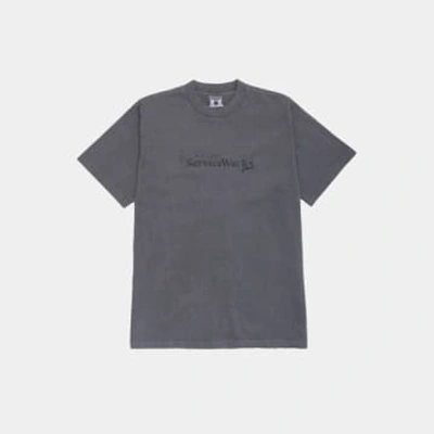 Service Works Chase T-shirt In Blue