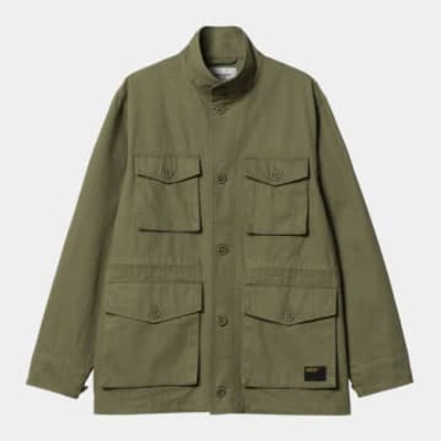 Carhartt Veste Unity Dundee Heavy Enzyme Wash In Green