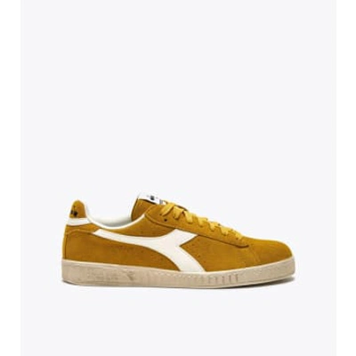 Diadora Game L Suede Waxed In Yellow Ochre