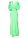 Pinko Light Green Dolcetto Dress In Green