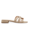Marc Fisher Ltd Women's Twisted Woven Sandals In Light Natural