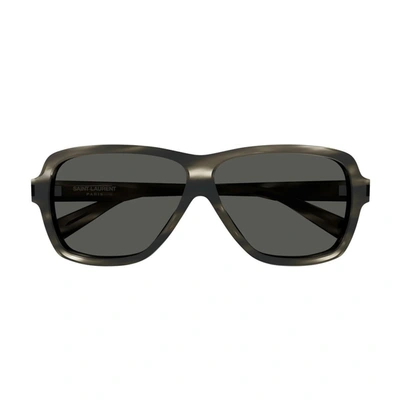 Saint Laurent Sl 609 Carolyn Sunglasses In 004 Havana Grey