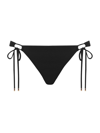 Robin Piccone Women's Aubrey Side Keyhole Bikini Bottom In Black
