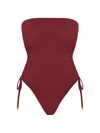 ROBIN PICCONE WOMEN'S AUBREY STRAPLESS ONE-PIECE SWIMSUIT