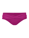 Robin Piccone Women's Ava Mid-rise Twist Bikini Bottom In Acai