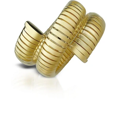 Gucci Bracelets Gold Plated Winding Snake Stretch Bracelet