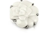 GUCCI DESIGNER BROOCHES & PINS WHITE CAMELIA FLOWER BROOCH