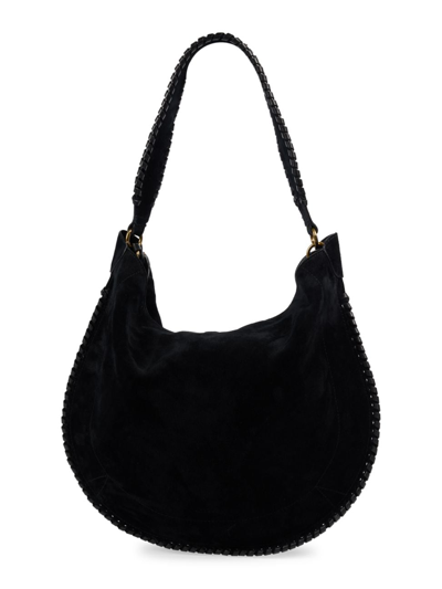 Isabel Marant Women's Oskan Suede Leather Bag In Black