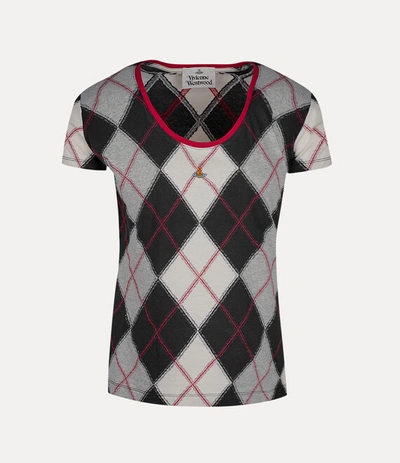 Vivienne Westwood Lollo T-shirt In Argyle