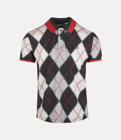 Vivienne Westwood Classic Polo In Argyle