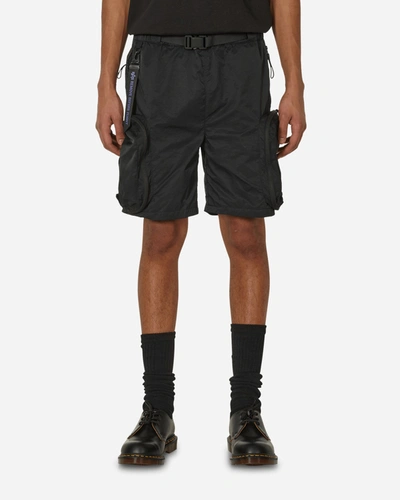 Alpha Industries Uv Utility Shorts In Black