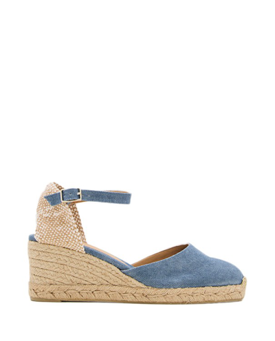 Castaã±er 60mm Carol Wedge In Blue