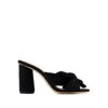 LOEFFLER RANDALL PENNY SANDALS - SYNTHETIC LEATHER  - BLACK