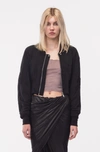 Rick Owens Quilted Cotton Bomber Jacket In 40