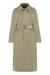 Burberry Checked Reversible Trench-coat In Beige
