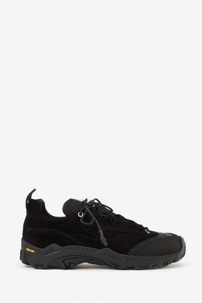Our Legacy Gabe Leather Sneakers In Black