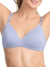 Warner's No Side Effects Wire-free T-shirt Bra In Periwinkle