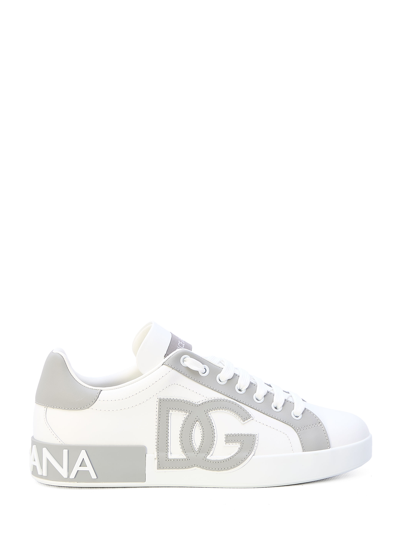 Dolce & Gabbana Portofino Trainers In White