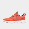 On Unisex Kids' Cloud Play Sneakers - Little Kid In Flame/white