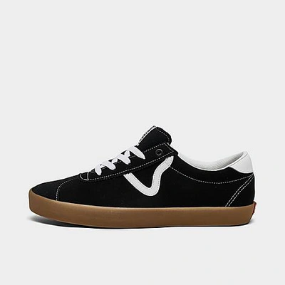 Vans Sport Low Sneakers In Black And White With Gum Sole