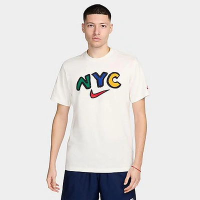 Nike Men's Sportswear Nyc Hyperlocal T-shirt In Sail