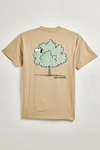 PARKS PROJECT X PEANUTS UO EXCLUSIVE GRAPHIC TEE IN CREAM, MEN'S AT URBAN OUTFITTERS