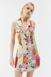 Bdg Jasper Shift Mini Dress In Neutral, Women's At Urban Outfitters