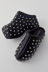 Azalea Wang Romesco Studded Platform Clog In Black