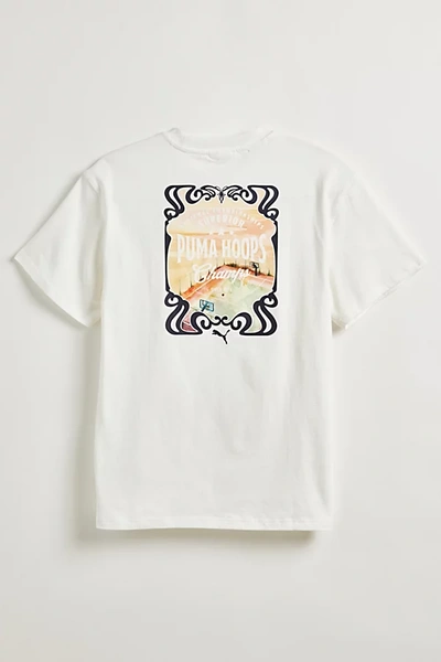 Puma Showtime Tee In White, Men's At Urban Outfitters