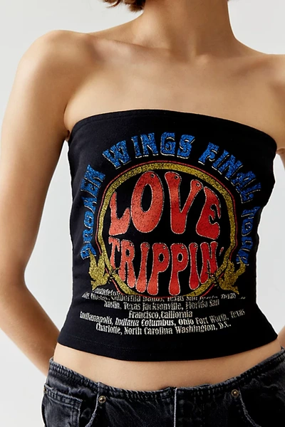 Urban Outfitters Love Trippin' Tube Top In Black, Women's At