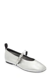 Rag & Bone Women's Spire Leather Mary Janes In Silver