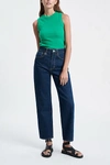 Neuw Edie High-rise Crop Straight Jean In New Vibe At Urban Outfitters