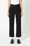 Neuw Edie High-rise Crop Straight Jean In Velocity At Urban Outfitters