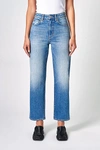 Neuw Edie High-rise Crop Straight Jean In Anonymous At Urban Outfitters
