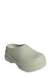 Adidas Originals Adifom Stan Smith Platform Mule In Halo Green/ Halo Green