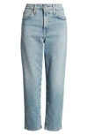 Ag Rian High Waist Ankle Straight Leg Jeans In Eclipsed