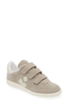 Isabel Marant Womens Beige Comb Bryce Branded Suede Trainers In Grey 02gy