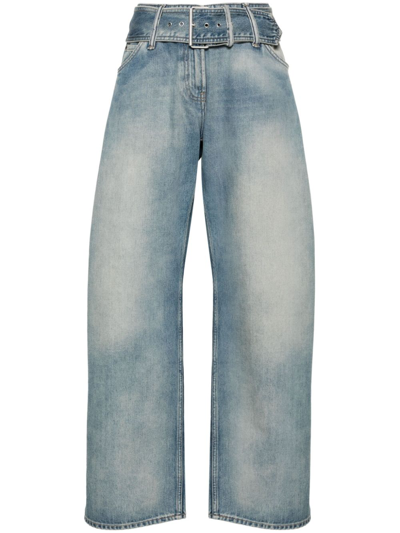 Acne Studios Blue Low-rise Wide-leg Jeans