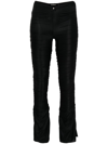Misbhv Draped-design Trousers In Black