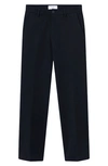 Les Deux Pantos Como Suit Pants Dark Navy In Dark Navy