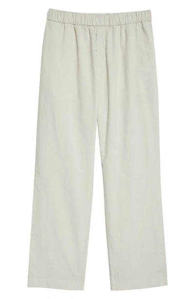 Moncler Cotton Regular Fit Trousers In Stone