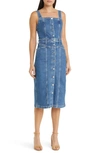 RAILS MALIBU DENIM MIDI DRESS