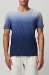 Atm Anthony Thomas Melillo Men's Ombre Slub Jersey Short-sleeve T-shirt In Salt Grey Ombre