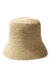 Rag & Bone Beige Jade Rollable Bucket Hat In Natural
