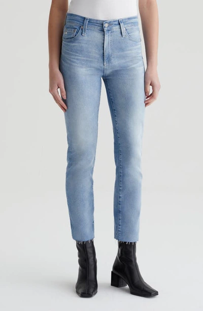 Ag Mari High Rise Slim Straight Jeans In 24 Years Looking Glass