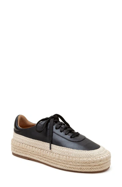 Linea Paolo Selma Platform Sneaker In Black